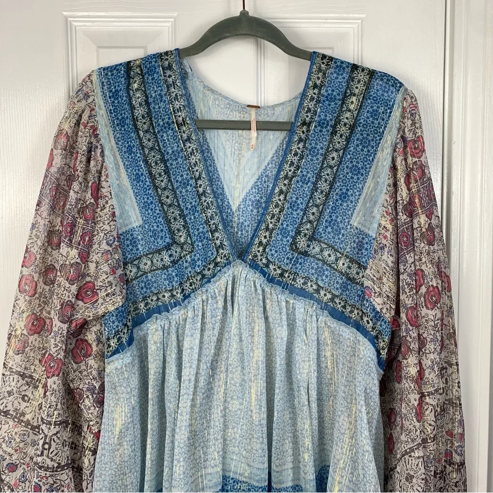 Free People Women's Tops Aliyah Blouse Size Medium